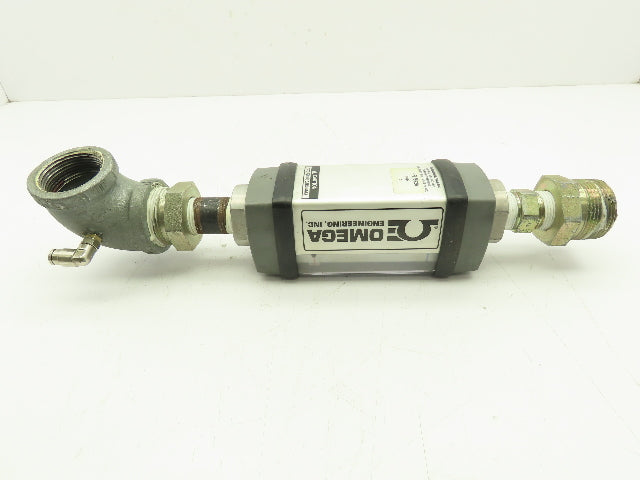 Omega HFL7922A In-line Flowmeter SCFM 70 Deg F 1000 PSI Max HFL