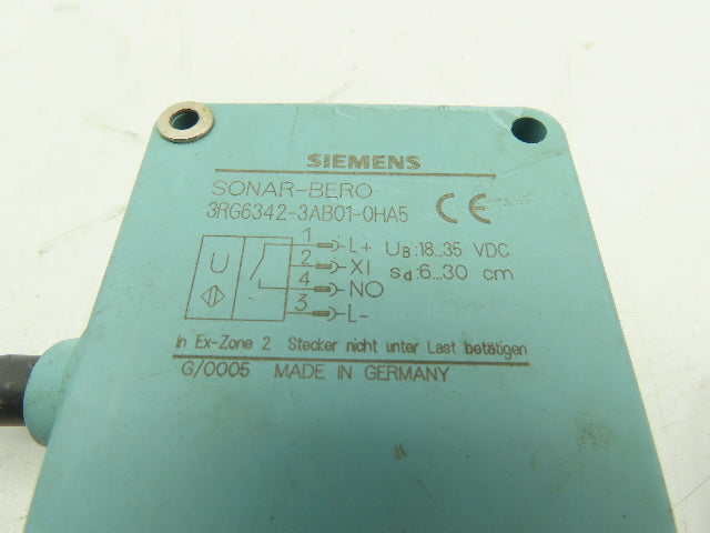 Siemens SONAR-BERO 3RG6342-2AB01-OHA5 Ultrasonic Sensor
