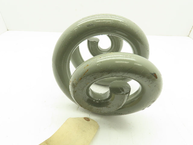 Heavy Duty Vibratory Shaker Isolation Reactor Drive Coil Spring Eye Loop 8"x8"