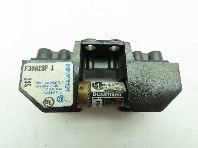 Marathon F30A1SP 1 Buss Fuse Block Holder 1-Pole 30A 250V Class H LOT OF 4