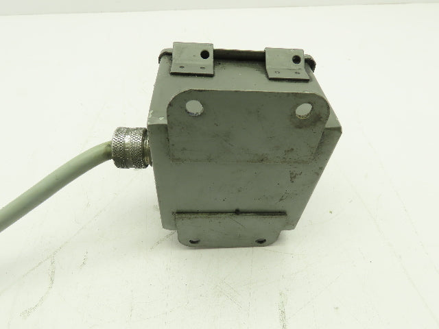 Hoffman A404LP Emergency Stop Push Button Steel Enclosure RED Push/Pull 4x4x3"