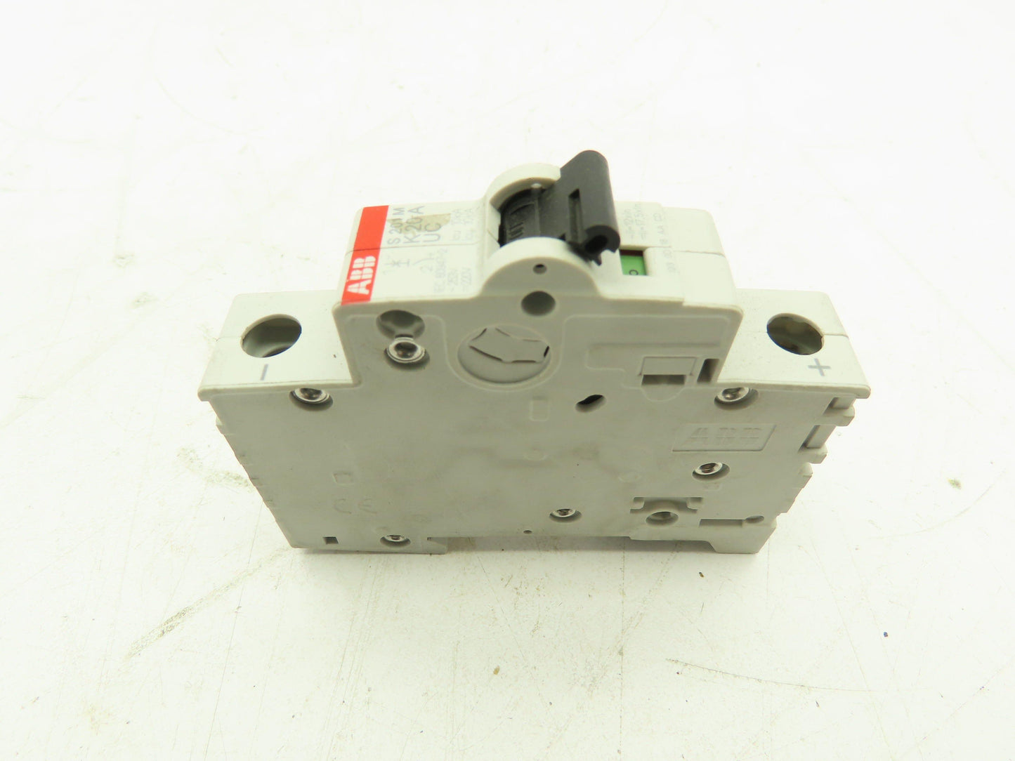 ABB S201M K 20A Mini Circuit Breaker 1-Pole 20 Amp 220V S200 K Curve LOT OF 2