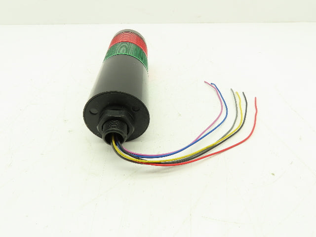 Menics PTE-A-202-RG-B Modular Tower 2-Stack LED Light 56mm 24V RED/GREEN Steady