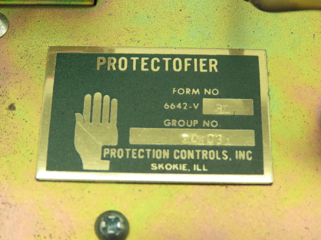 6642-VBL PCI Protectofier 3-Burner Control Combustion Safeguard Monitor Board