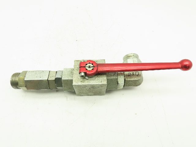 Hydac KHB-25SAE-1114-11X Steel Ball Valve 2-Way 6000 PSI SAE #16