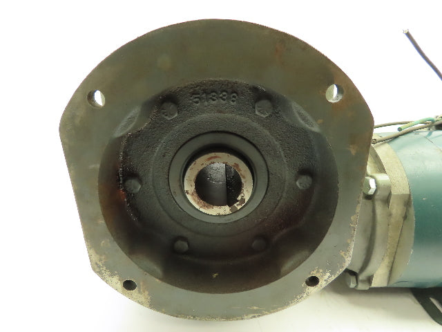 Baldor Boston IDVSNM3538 Electric Motor .5 Hp 230/460V 3Ph 1765 RPM 60:1 GearBox