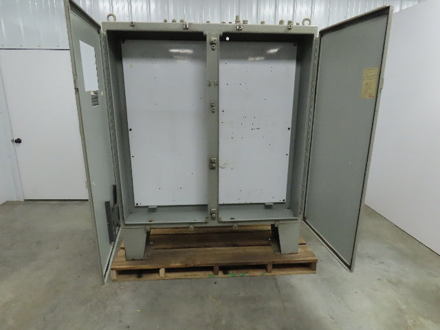 Hoffmann A-62H-60DLP 2-Door Free Standing Electrical Enclosure Box 62"x60"x12"