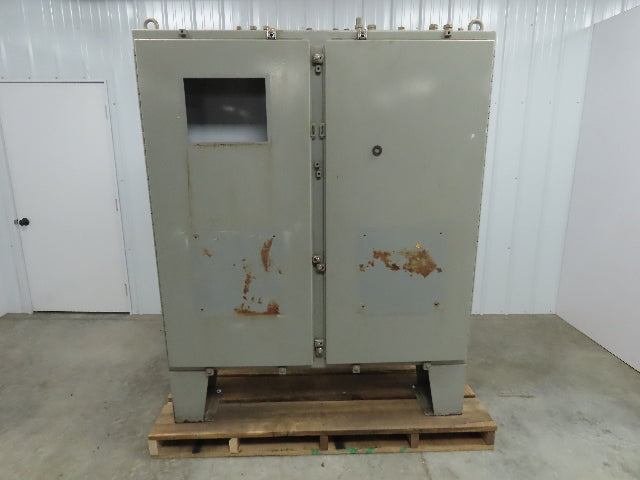 Hoffmann A-62H-60DLP 2-Door Free Standing Electrical Enclosure Box 62"x60"x12"