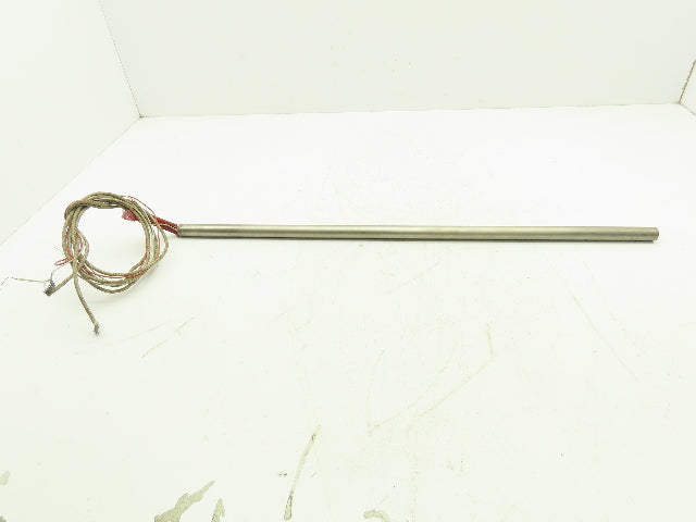 DME Watlow HCTC-05-22 Thermocouple Cartridge Firerod Tube Heater 240V 2930W 22"