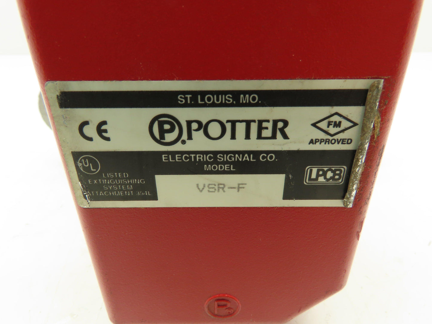 Potter VSR-F 6" Vane Type Waterflow Alarm Switch w/Retard 6" Pipe Sz