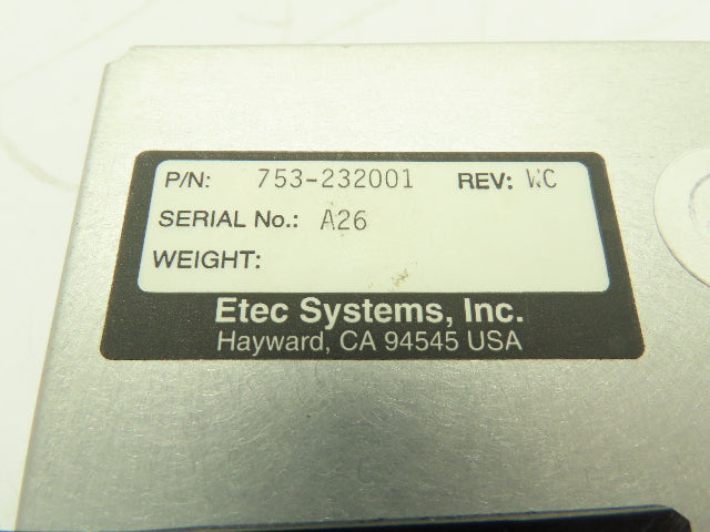 Etec D753-2320 BSE Preamp Gain Module 753-232001