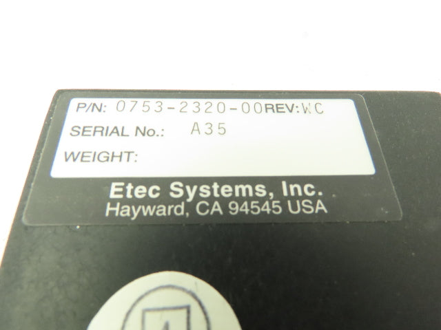 Etec D753-2320 BSE Preamp Gain Module 0753-2320-00