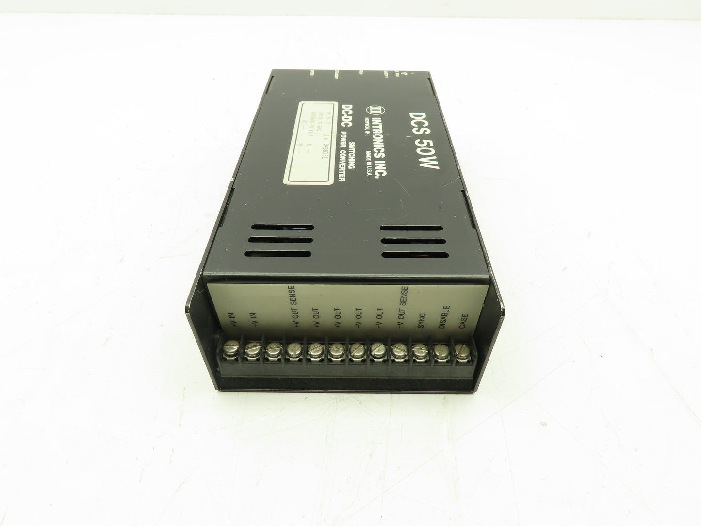 Intronics DCS-50W-1/1 DC-DC Switching Power Converter 9-18 VDC 12Pt