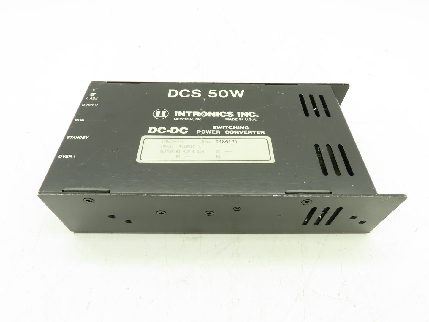 Intronics DCS-50W-1/1 DC-DC Switching Power Converter 9-18 VDC 12Pt