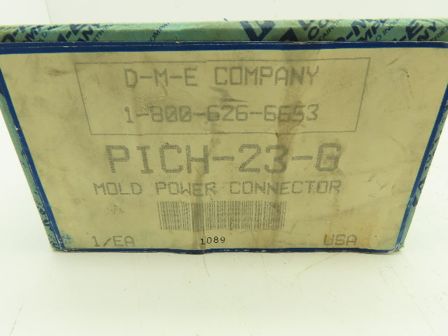 DME PICH-23-G Mold High Power Input Connector 2/3 Zone 6-Pin Amphenol Plug 380V