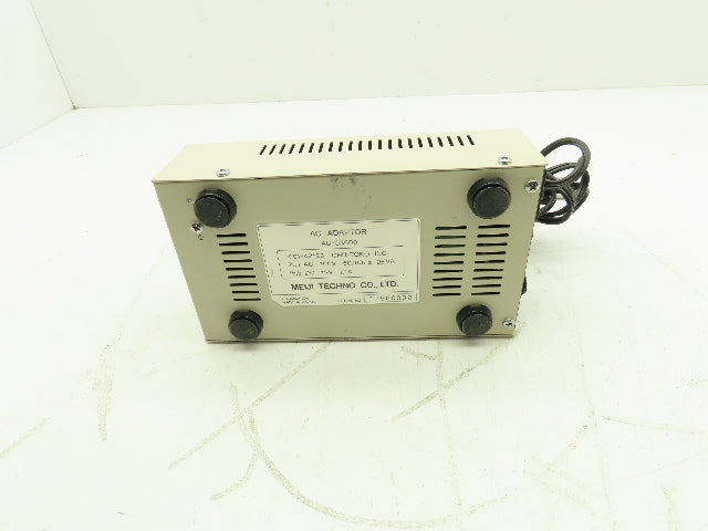 Meiji Techno AC-C3600 Video Camera AC Adaptor 100VAC 25VA 12VDC