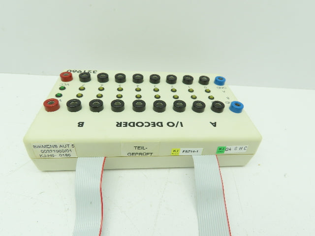 Siemens 321960 I/O Decoder Input/Output Module AUT5 MCH 00321960-01