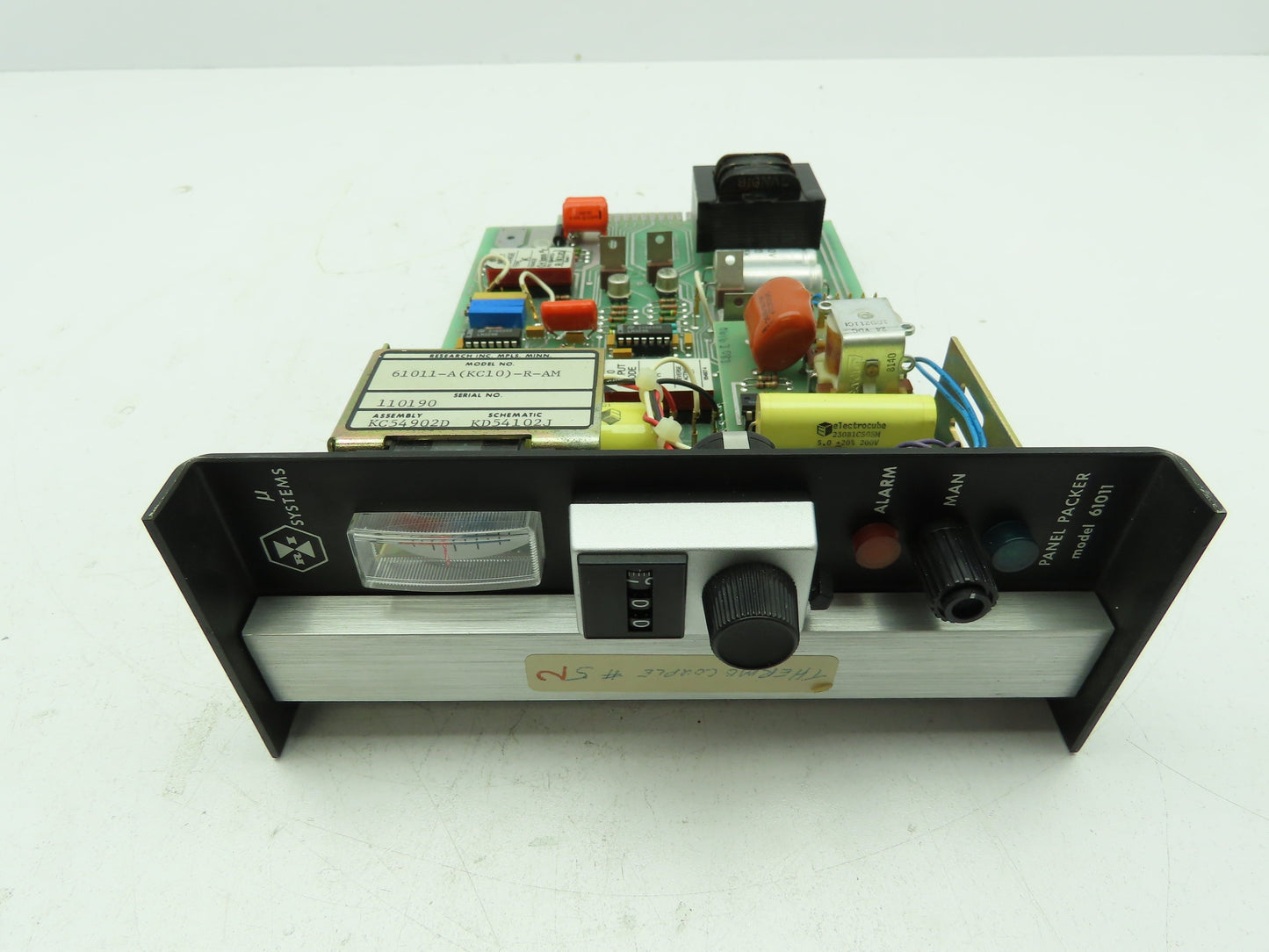 RI Systems 61011-A Panel Packer Controller Card Model 61011