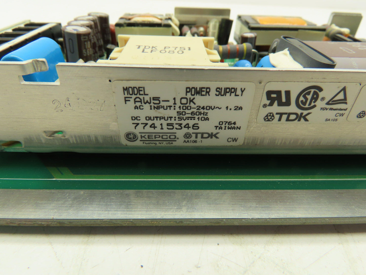 Kepco HSF 5-10 Power Supply Plug-In 50W 5V 10A Output 120/240V Input