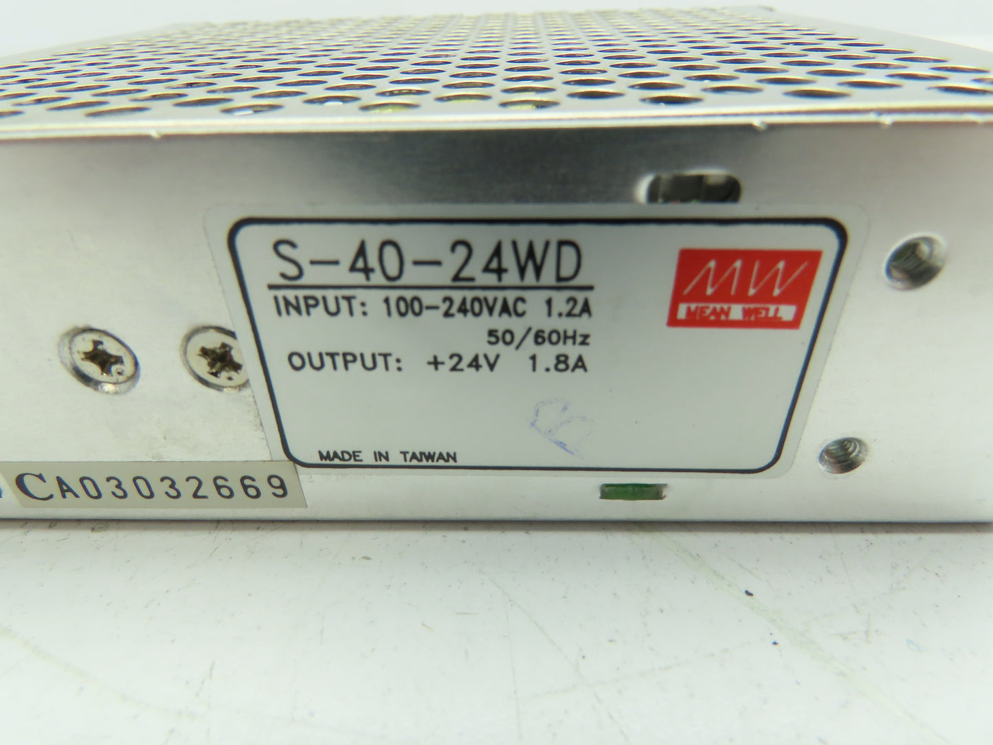 MW Mean Well S-40-24WD Power Supply 100-240VAC Input 24V Output