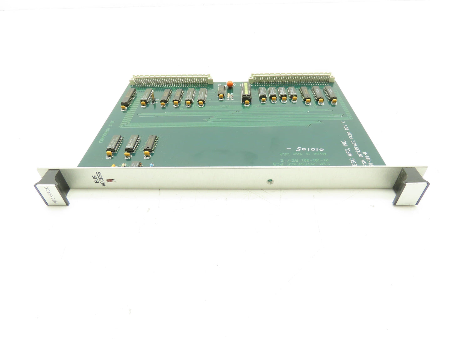 ESC Mfg 01-101-001 FSM Interface PCB PCBA Slot Card Circuit Board Rev E