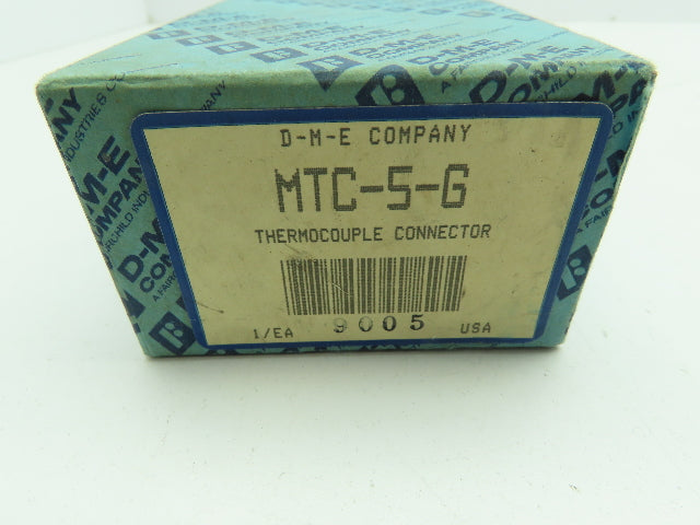 DME MTC-5-G Mold Thermocouple Connector 5-Zone 10-Pin 10A Amphenol Plug C146