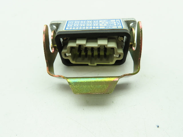DME MTC-5-G Mold Thermocouple Connector 5-Zone 10-Pin 10A Amphenol Plug C146