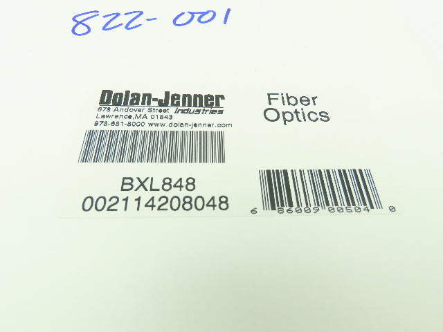 Dolan Jenner BXL848 Glass Fiber Optic Cable Light Guide 90deg Tip 48" Stainless