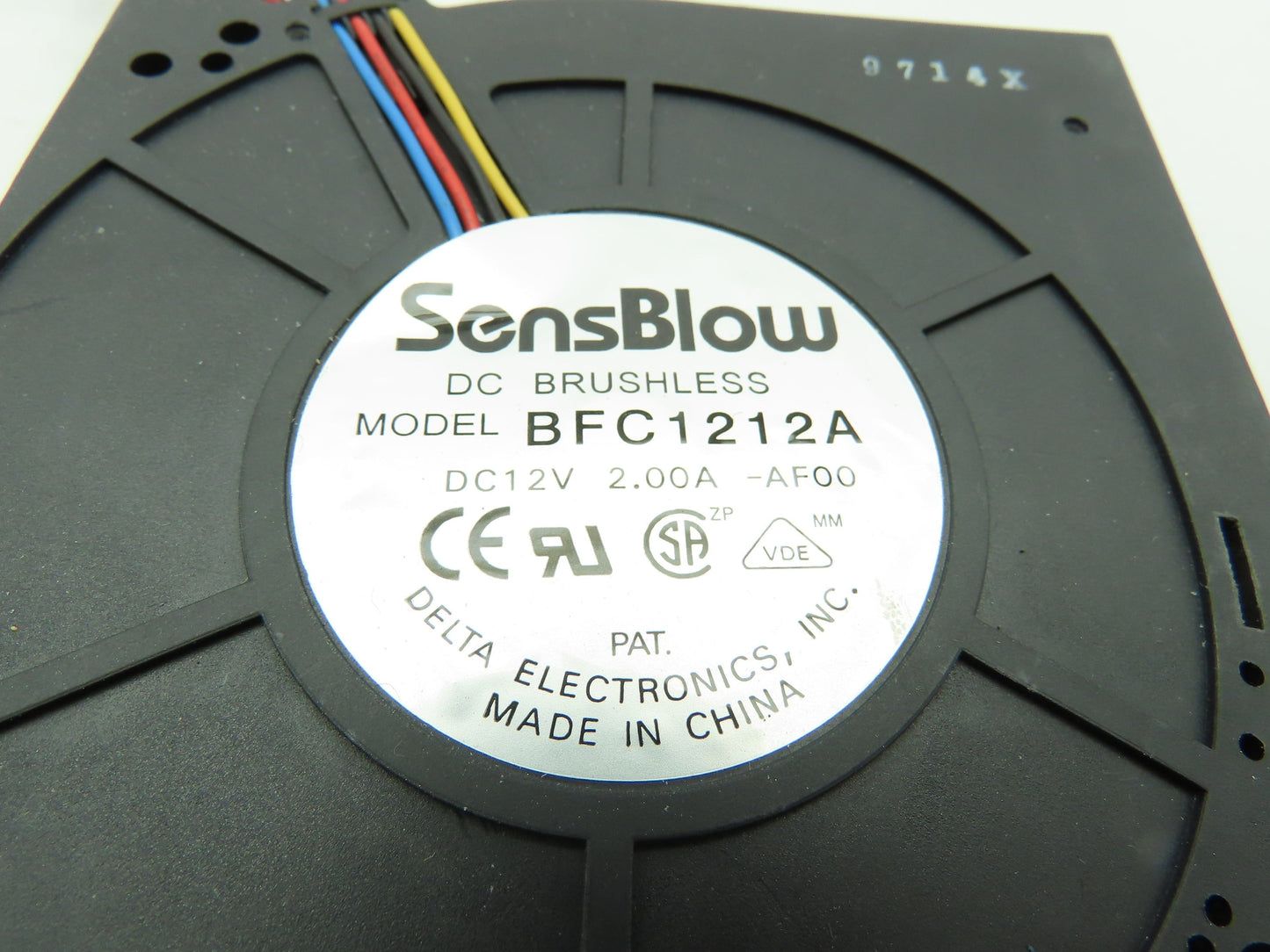Delta SensBlow BFC1212A Server Blower Fan 12V DC Brushless 120x120x32mm LOT OF 2