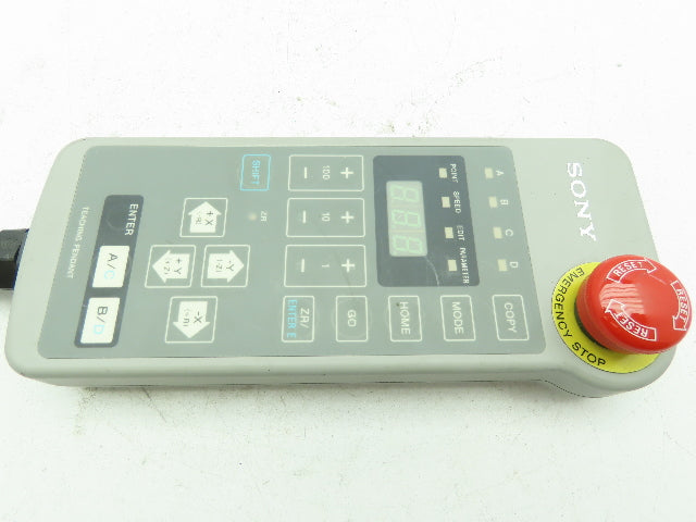 Sony Pro-U Handheld Teaching Pendant Keypad Controller E-STOP Push Button