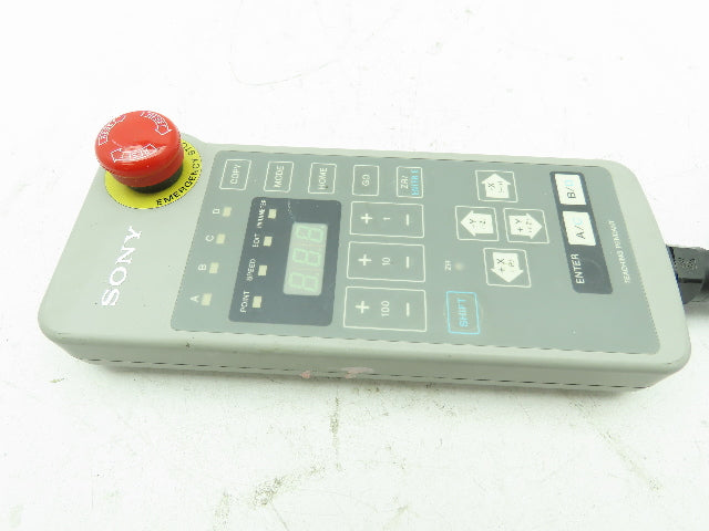 Sony Pro-U Handheld Teaching Pendant Keypad Controller E-STOP Push Button