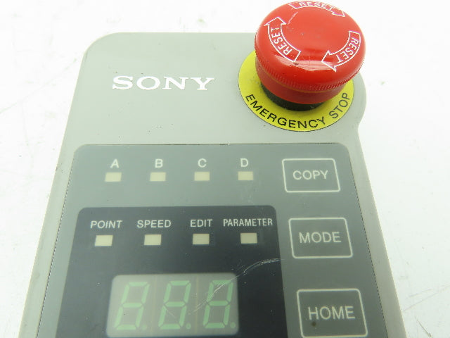 Sony Pro-U Handheld Teaching Pendant Keypad Controller E-STOP Push Button