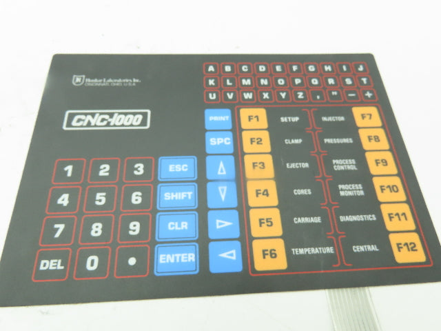 Hunkar Labs CNC 1000 Keypad Replacement Membrane Overlay Sticker ABC/1-9 F1-F12