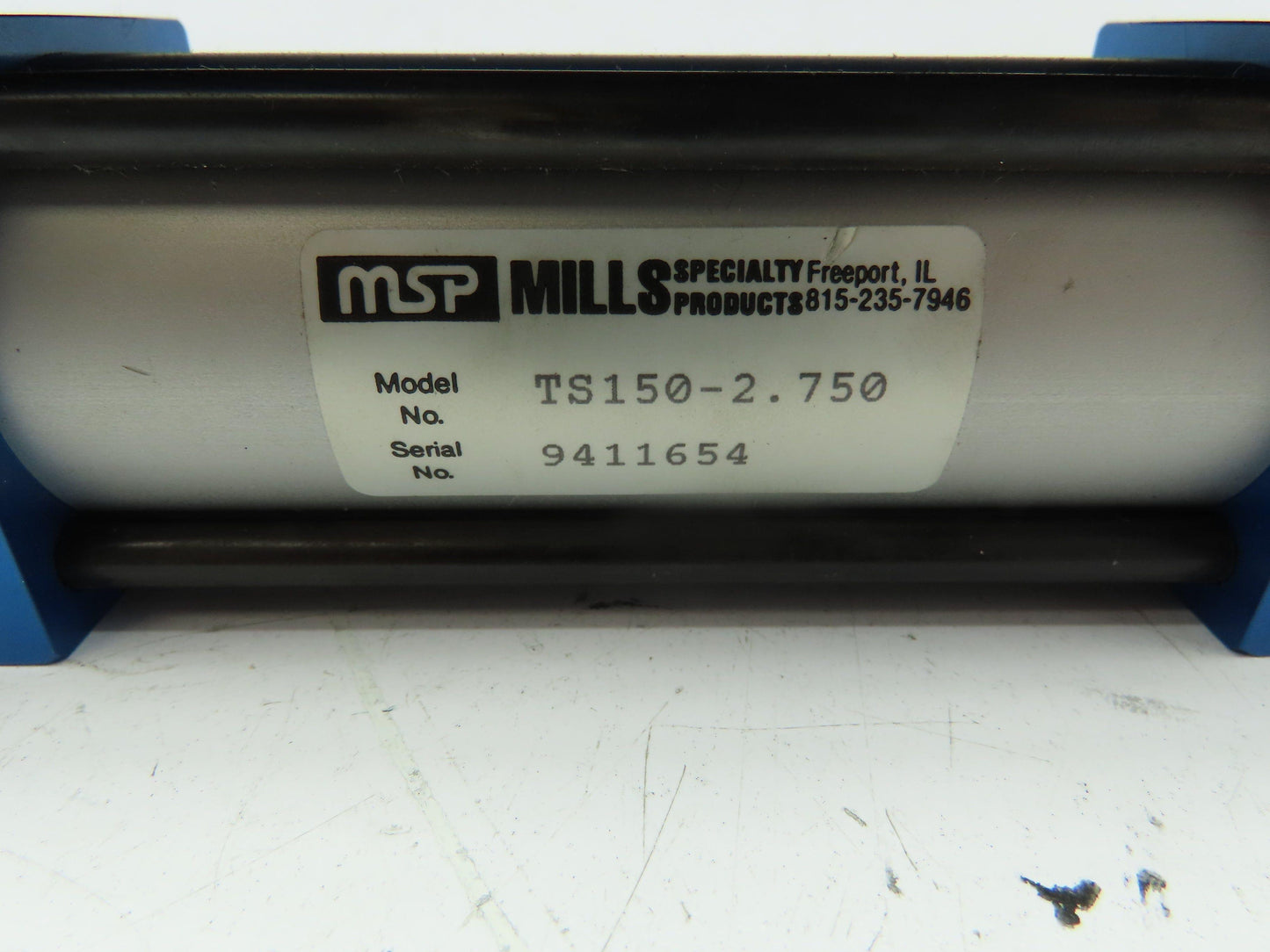 MSP Mills TS150-2.750 Double Rod Guided Slide Cylinder 2-3/4" Stroke