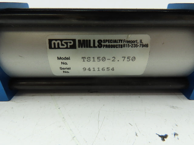 MSP Mills TS150-2.750 Double Rod Guided Slide Cylinder 2-3/4" Stroke