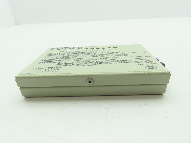 Cabletron FOT-F2 Fiber Optic Transceiver Ethernet IEEE 802.3 FOIRL MAU 100Mbs