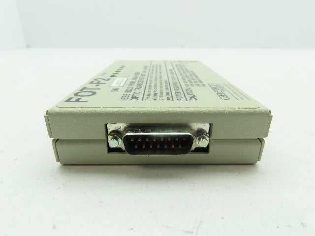 Cabletron FOT-F2 Fiber Optic Transceiver Ethernet IEEE 802.3 FOIRL MAU 100Mbs