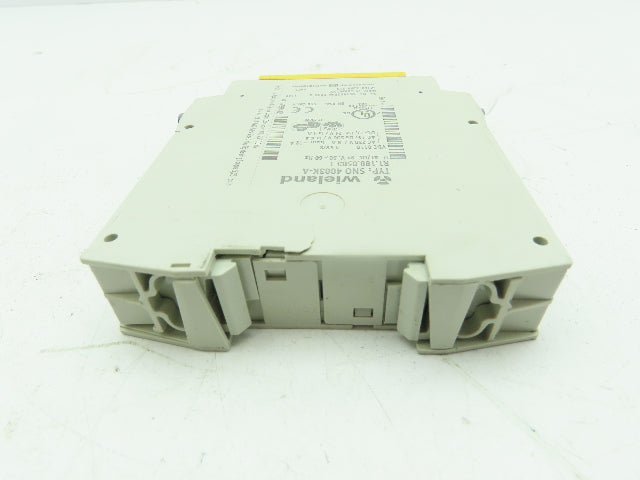 Wieland SNO 4003K-A Safety Relay E-Stop Gate Switch 24V AC/DC LOT OF 2