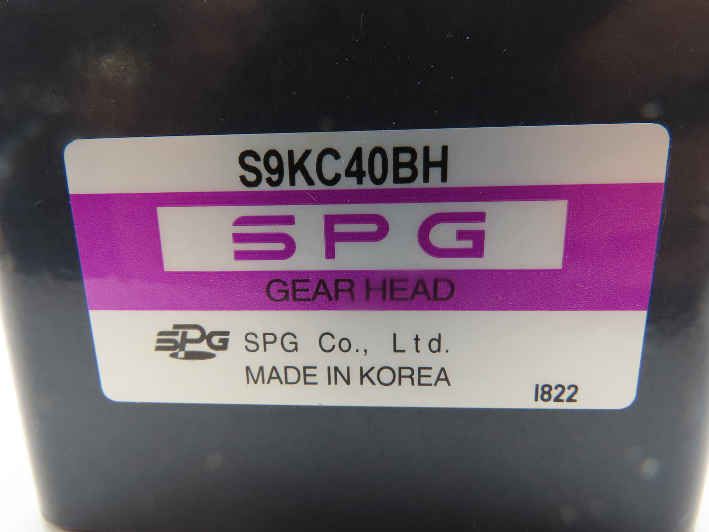 SPG S9KC40BH Gear Head 15mm Shaft