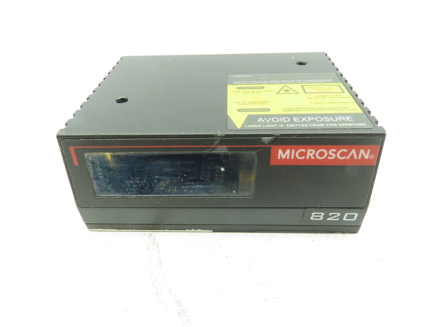Microscan 820 Fixed Barcode Scanner Raster Medium FIS-0820-0010