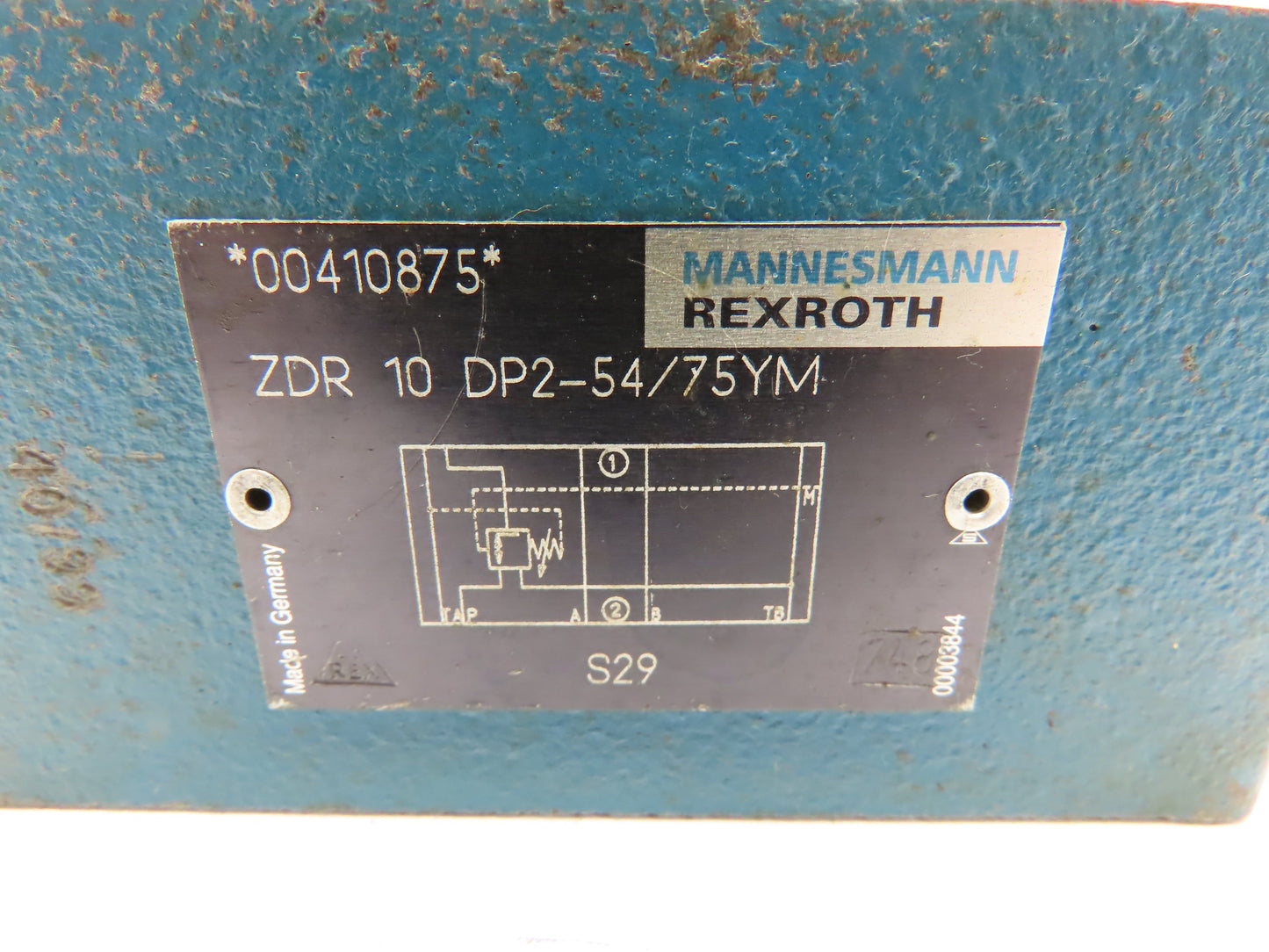 Rexroth ZDR 10DP2-54/75YM Hydraulic Pressure Reducing Valve