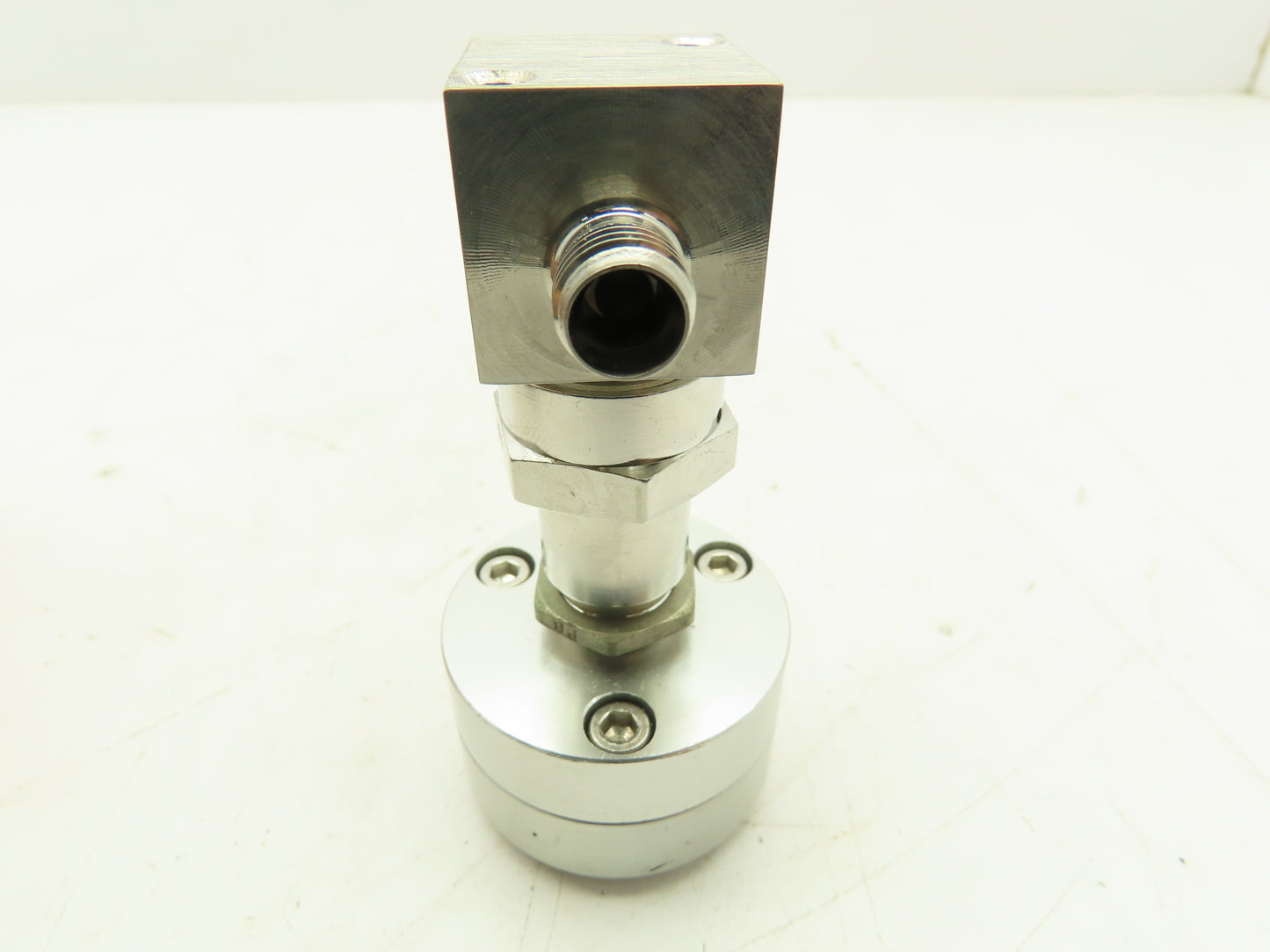 Parker 4A-P4K-11AC-SS Stainless Pneumatic Bellows Shut-Off Valve NC 1/4" Ports