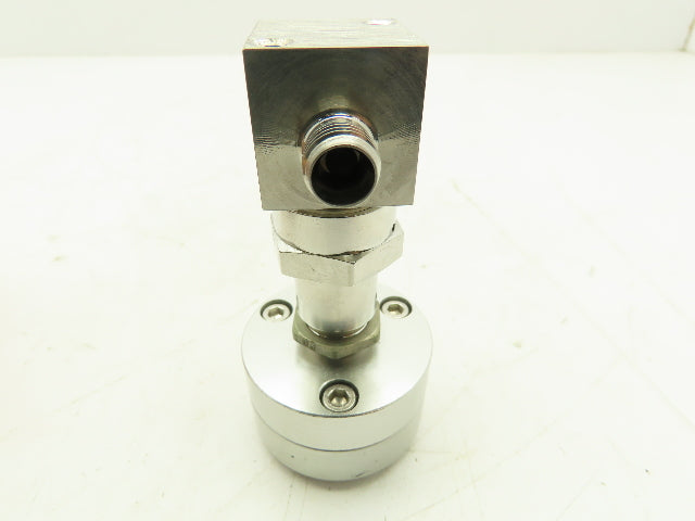 Parker 4A-P4K-11AC-SS Stainless Pneumatic Bellows Shut-Off Valve NC 1/4" Ports