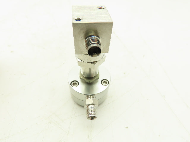 Parker 4A-P4K-11AC-SS Stainless Pneumatic Bellows Shut-Off Valve NC 1/4" Ports