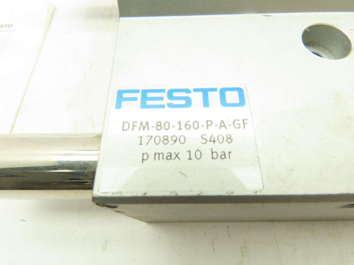 Festo DFM-80-160-P-A-GF Pneumatic Actuator Slide Guided Linear Cylinder 80x160mm