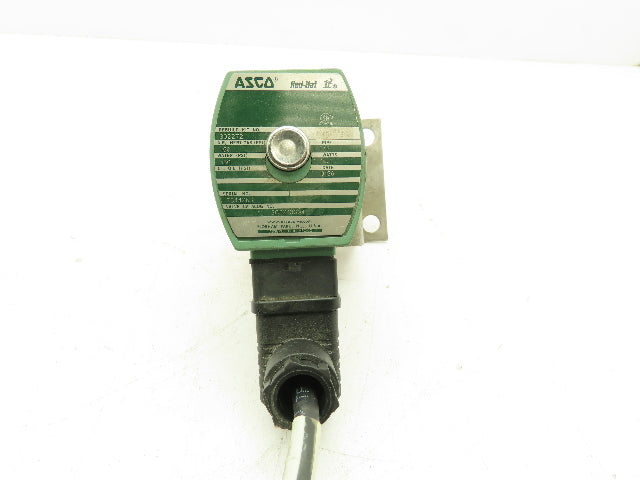 ASCO SC8210G94 2-Way Brass Solenoid Valve NC 120V 150 PSI 1/2" NPT