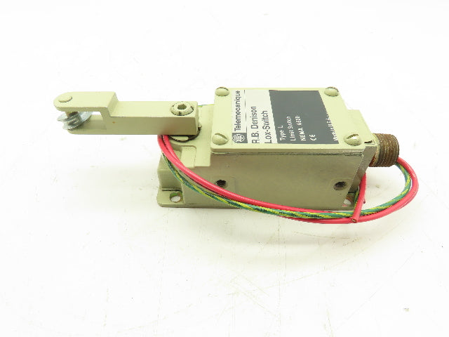 Telemecanique RB Denison Lox-Switch Lever Arm Limit Switch Type L NEMA A600
