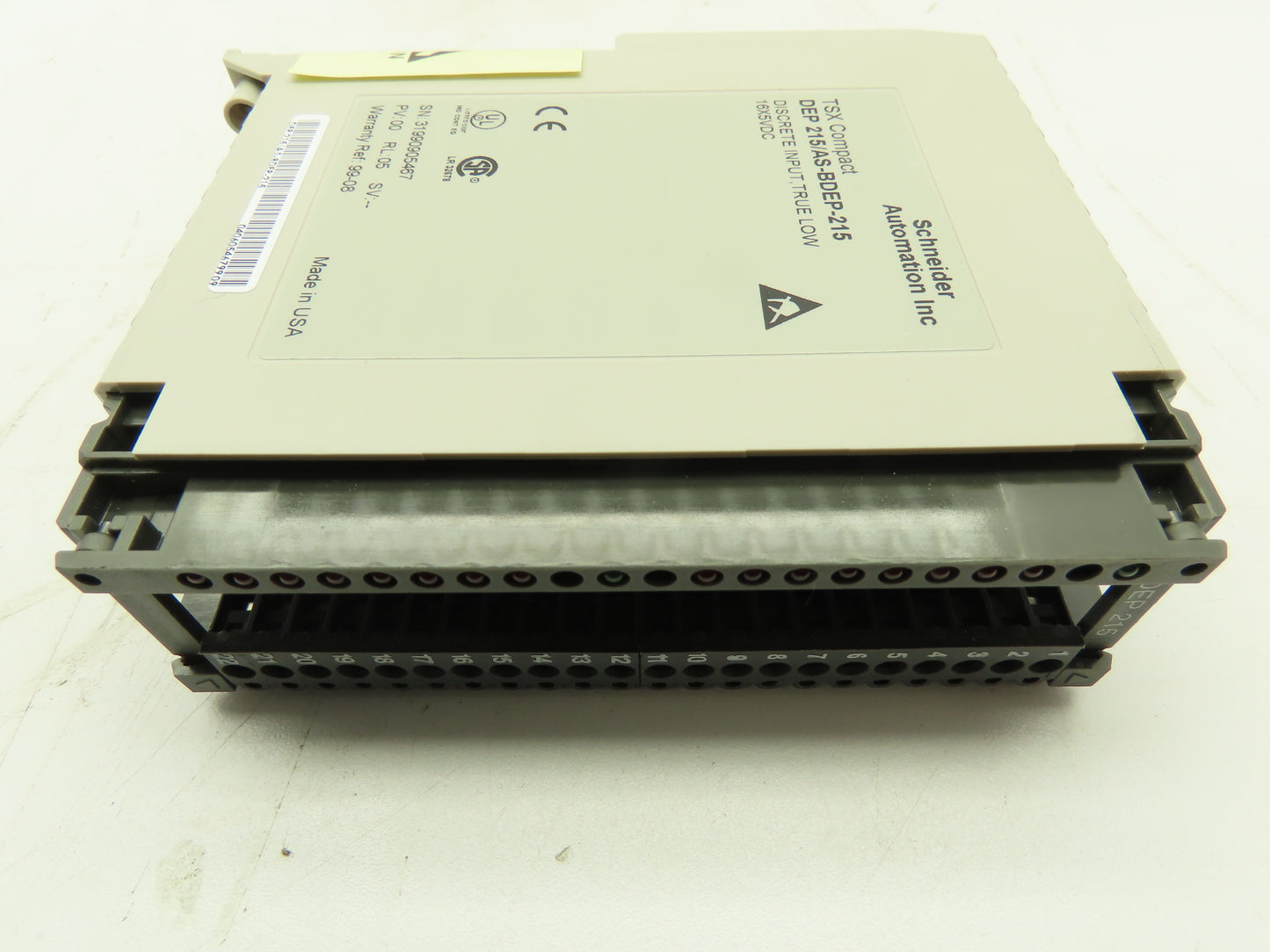 Schneider DEP215/AS-BDEP-215 TSX Compact 16 Pt Discrete Input Module 16x5VDC