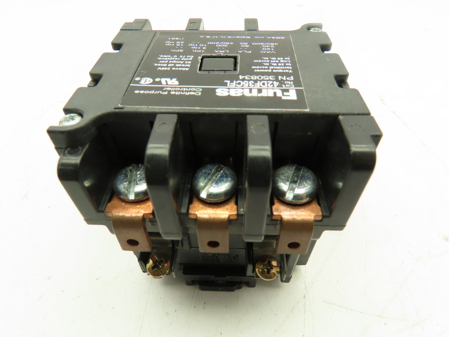 Furnas 42DF35CFL Contactor 3-Pole 63A 120V Coil