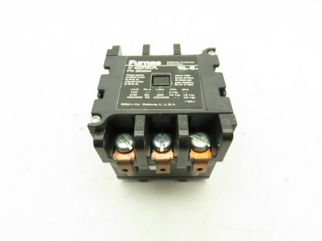 Furnas 42DF35CFL Contactor 3-Pole 63A 120V Coil